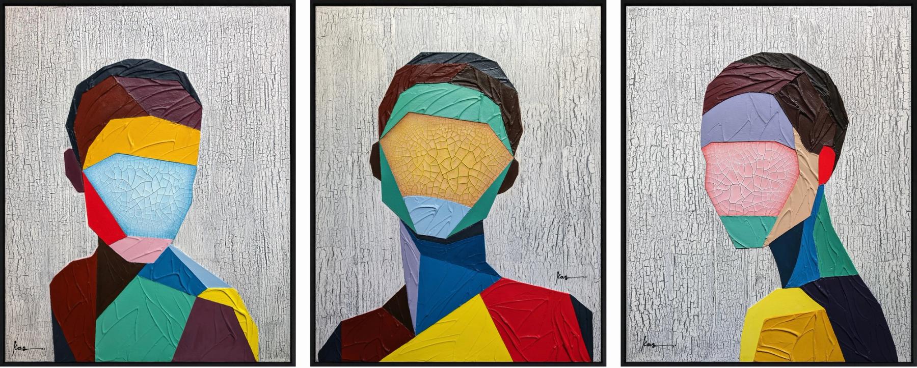 Triptych "Color Me" (small)