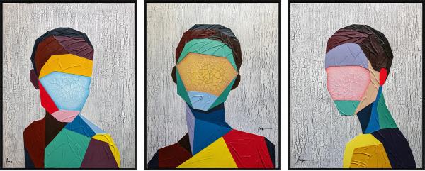 Triptych "Color Me" (small)