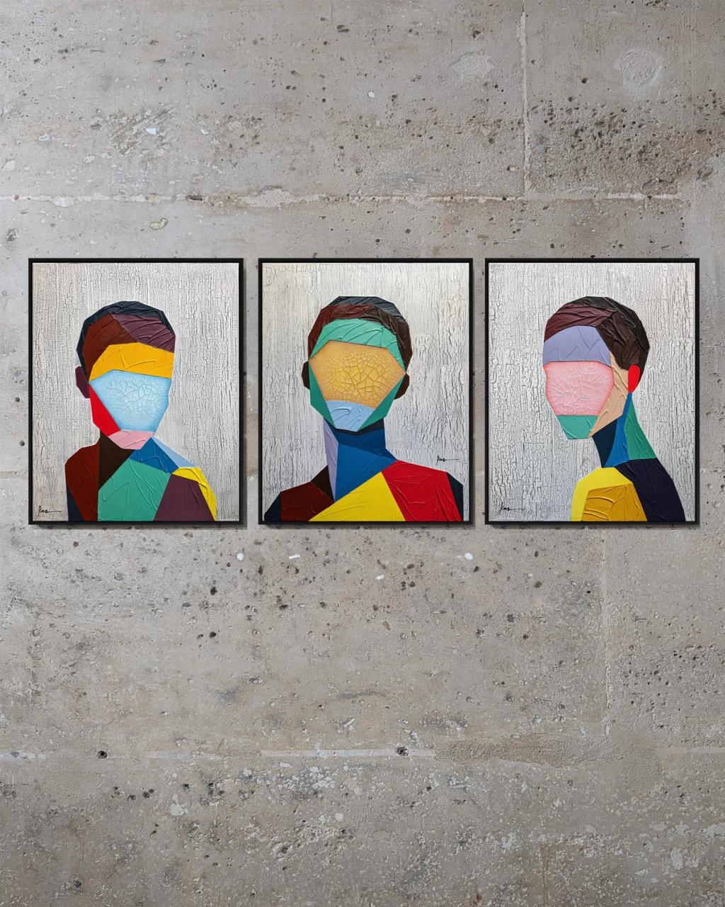 Triptych "Color Me" (small)